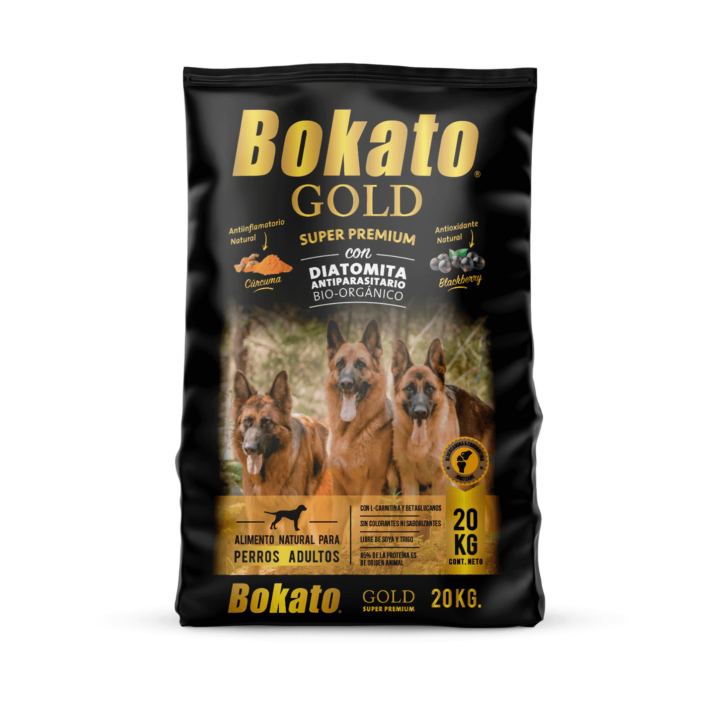 Alimento Bokato Gold · 20 kg · Super Premium