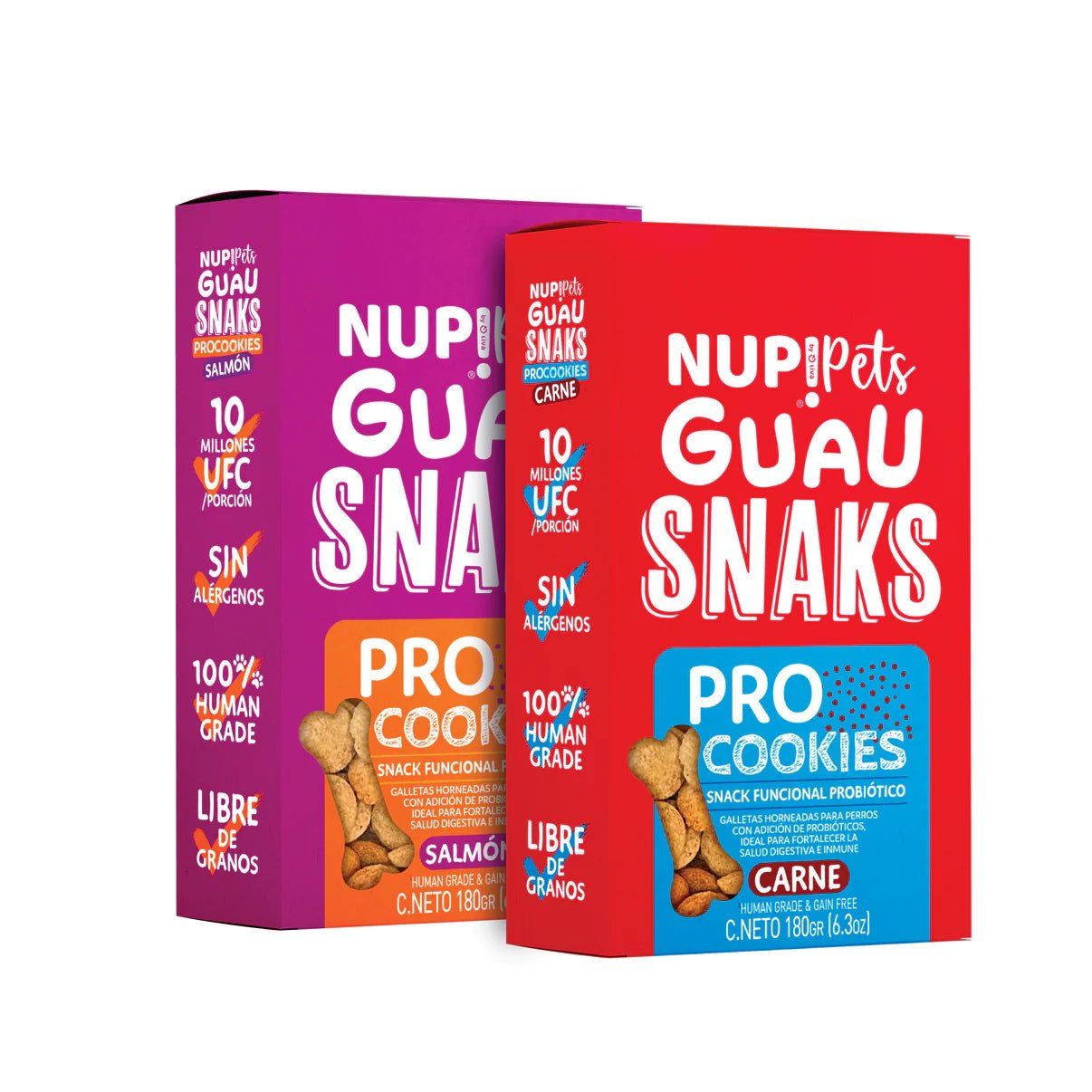 Galletas NUP! Sabor Salmón 180g - Cornerdog