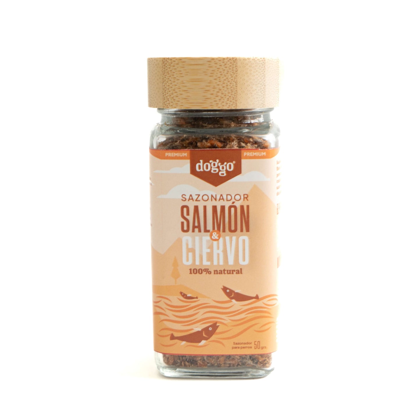 Sazonador 100% Natural de filete de Salmón y Ciervo 70gr